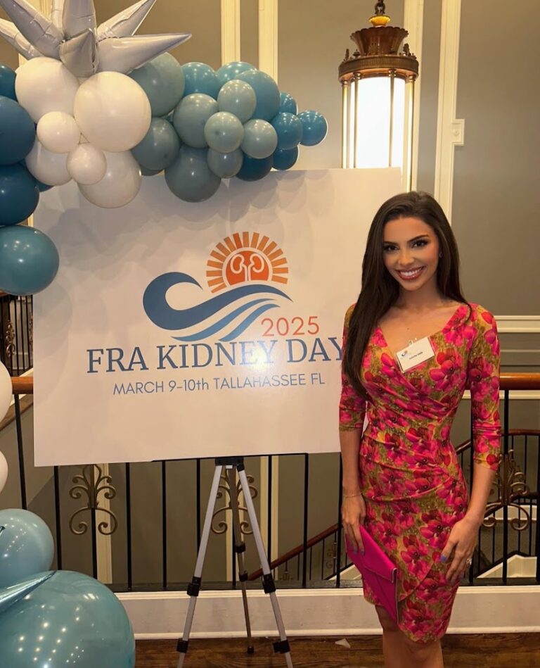 Juliette Valle Miss Florida at FRA Kidney Day - The Kidney & Hypertension Group of South Florida