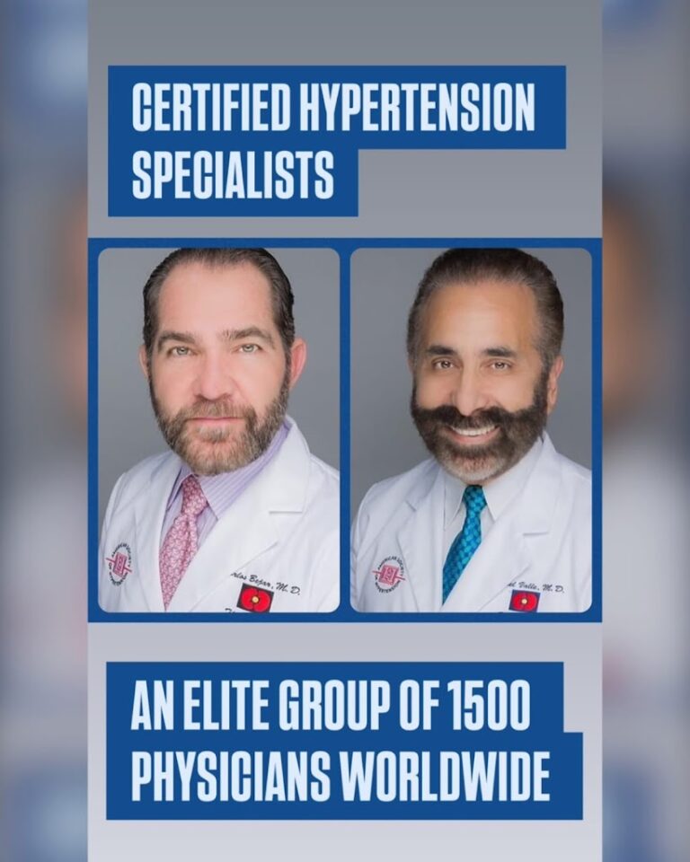 Dr. Valle and Dr. Bejar Certified Hypertension Specialists - The Kidney & Hypertension Group of South Florida